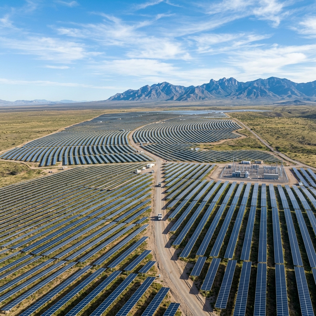 SVVS Completed Solar Farm installation